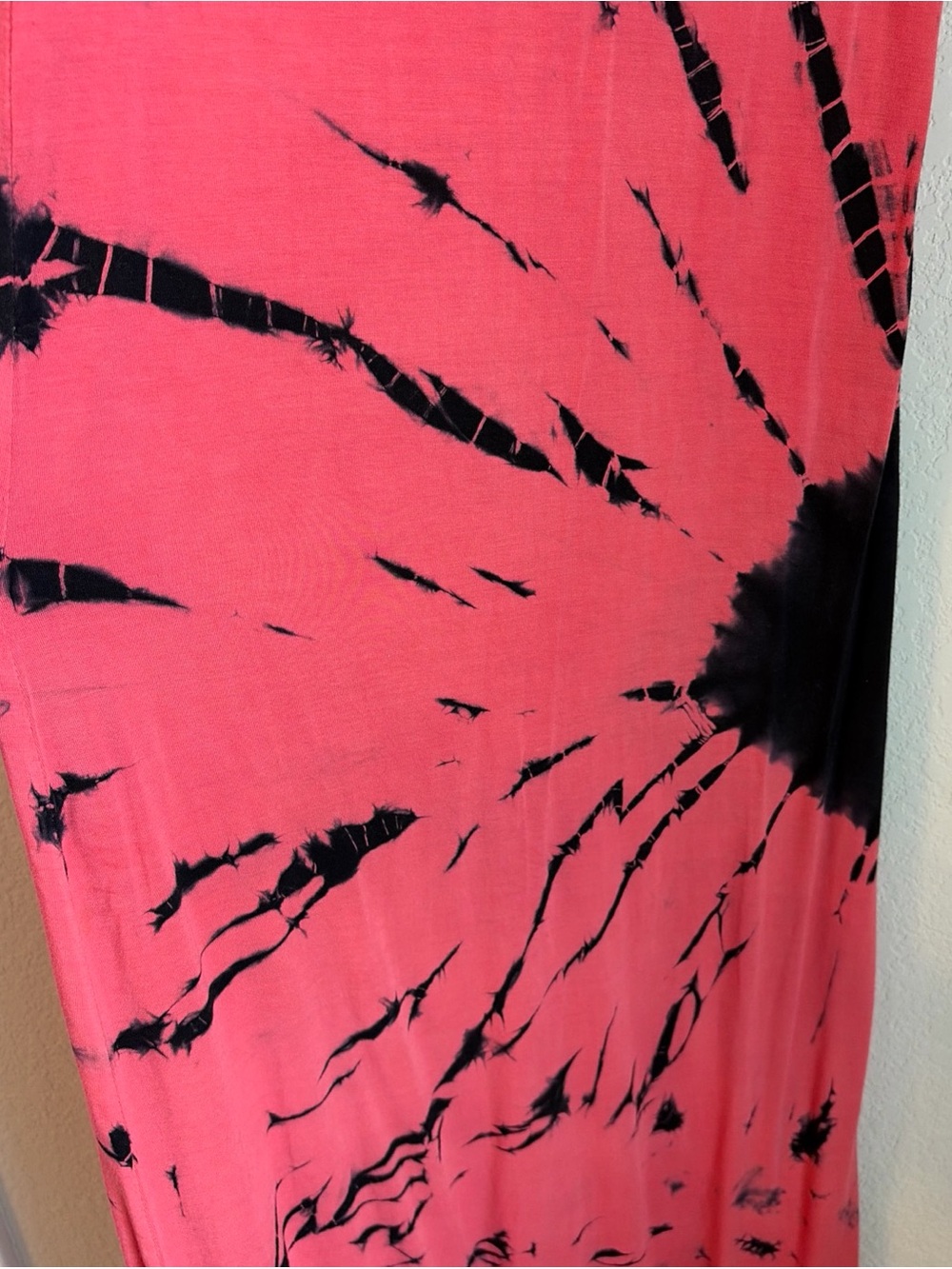 GO couture Women’s Small Tie Dye Maxi Dress 90% Modal Made in USA - Picture 4 of 5